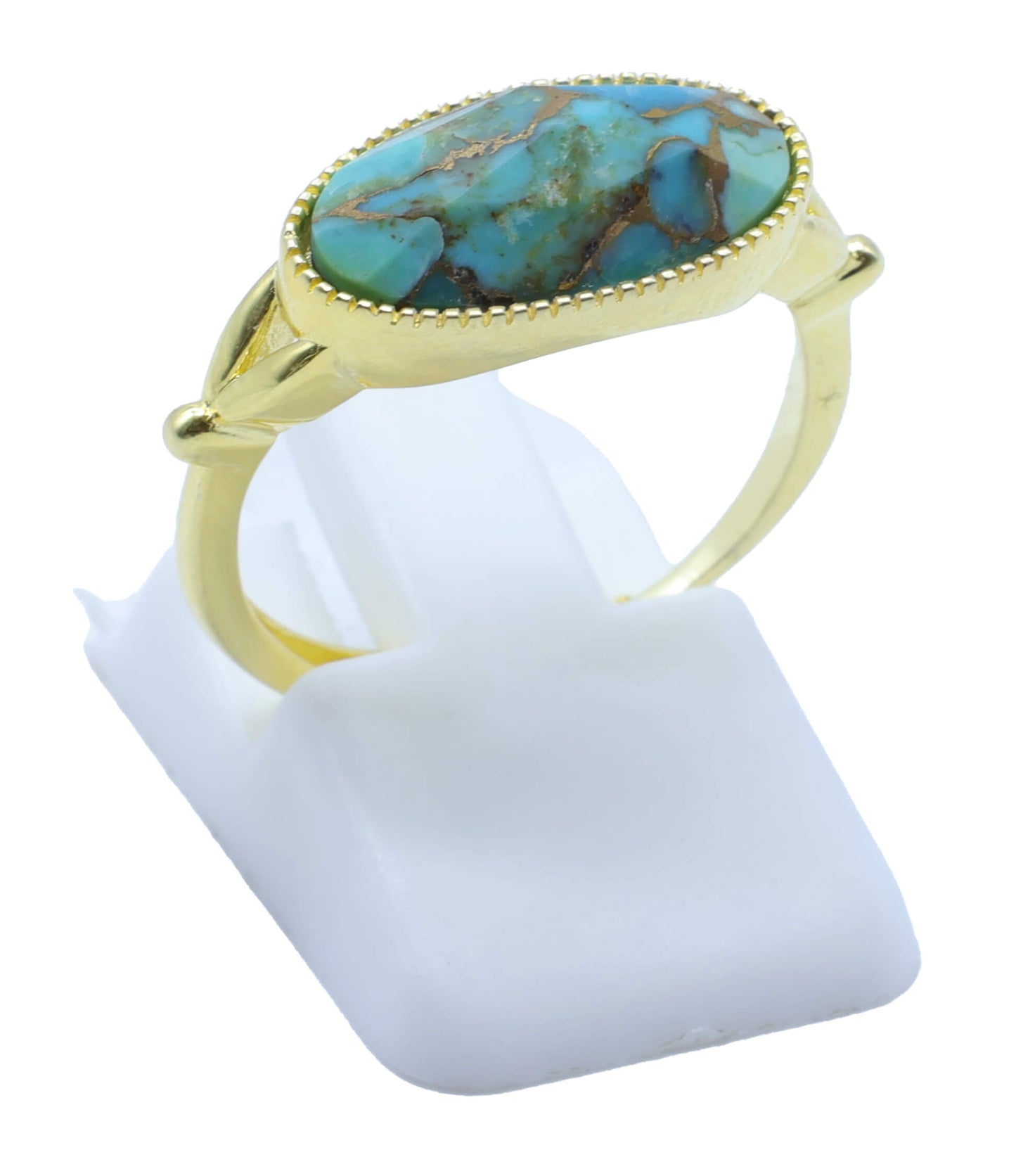 Bague Argent 925 Turquoise Ovale