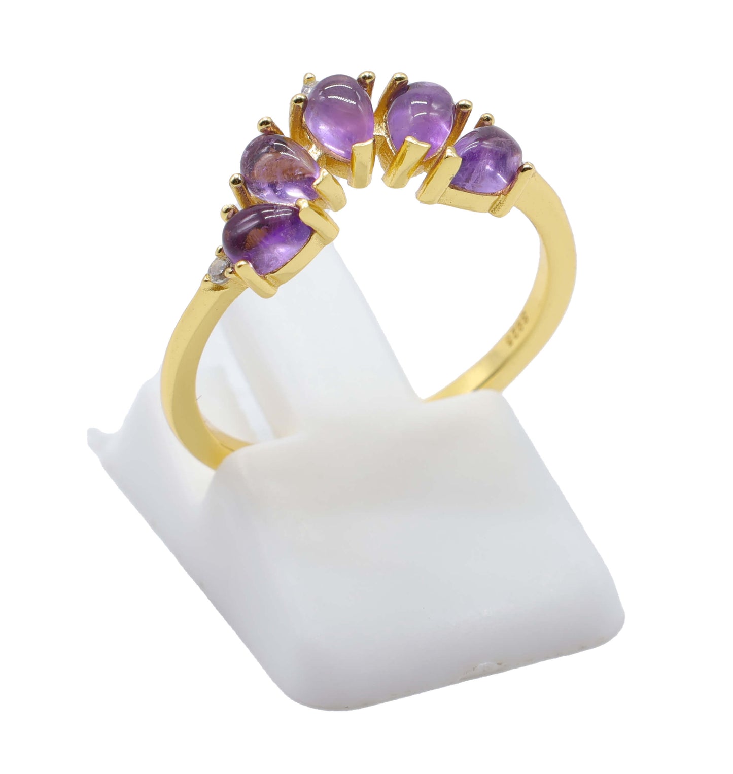 Bague Argent 925 Améthyste Diadème