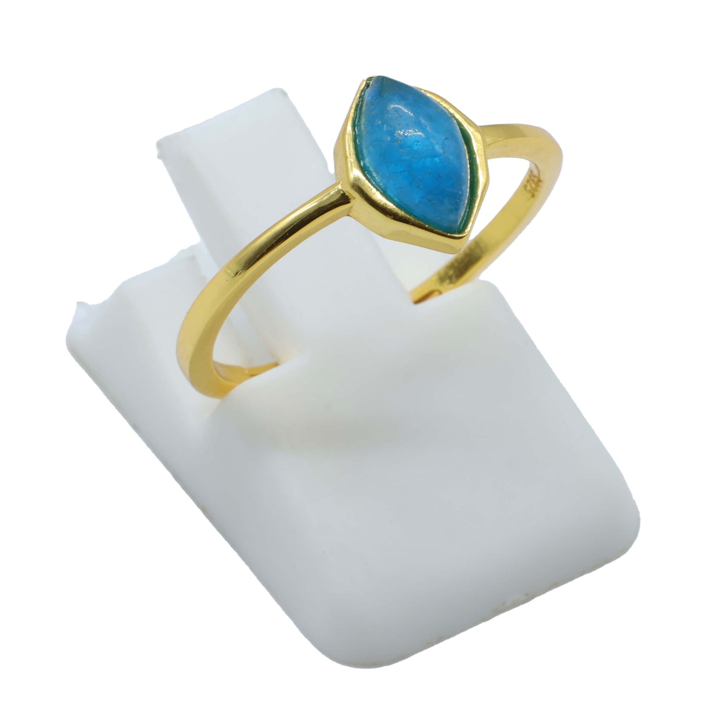 Bague Argent 925 Apatite Marquise