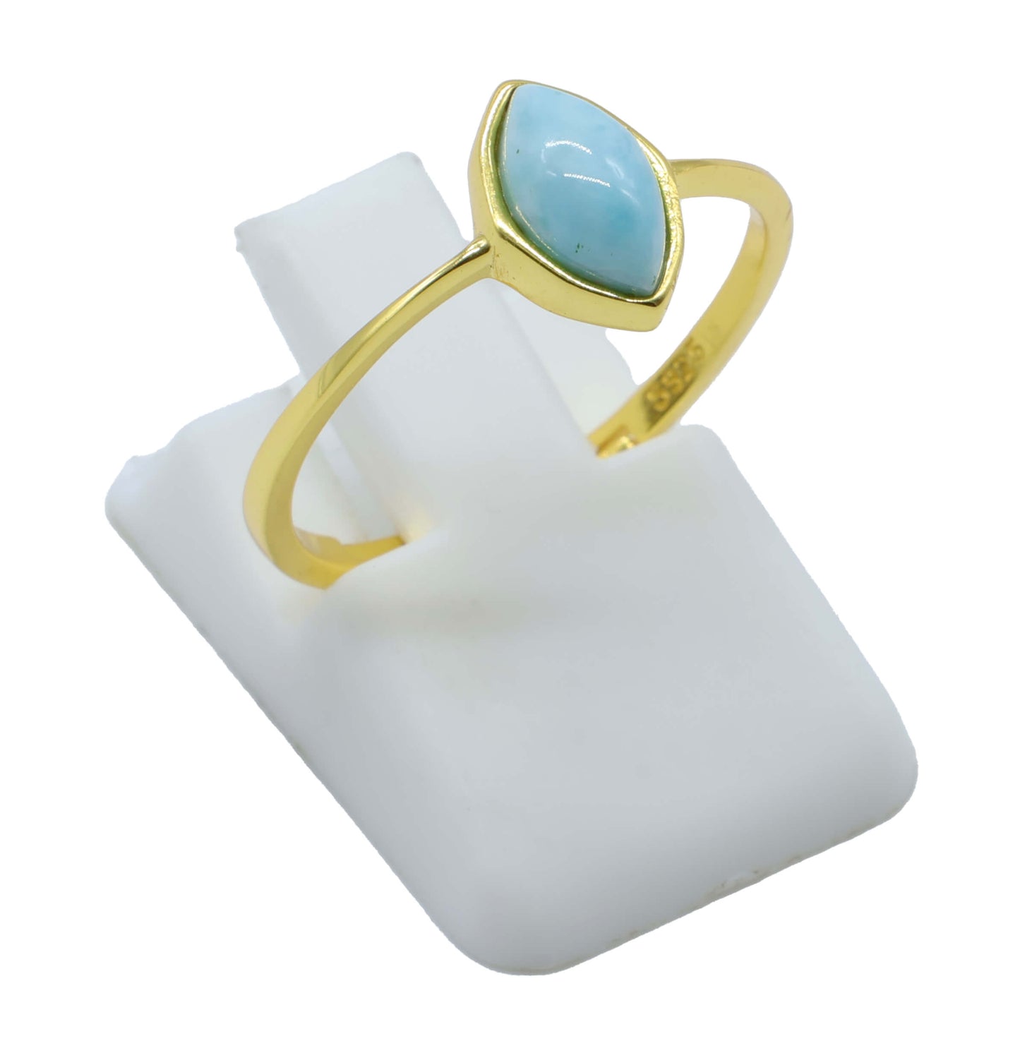 Bague Argent 925 Larimar Marquise
