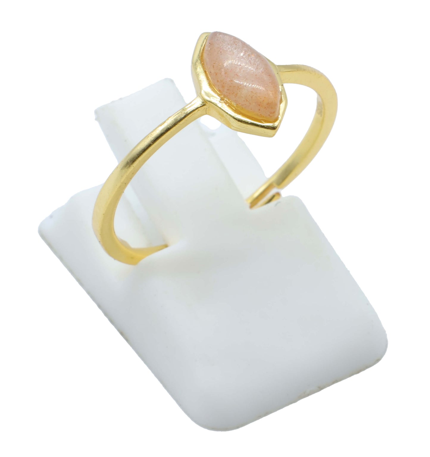 Bague Argent 925 Quartz Rose Marquise