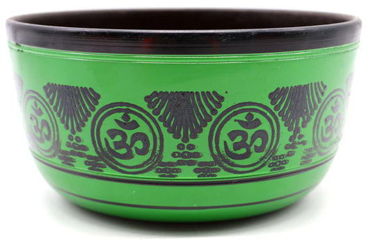 Bol Chantant Tibétain Aluminium OM Vert 850g