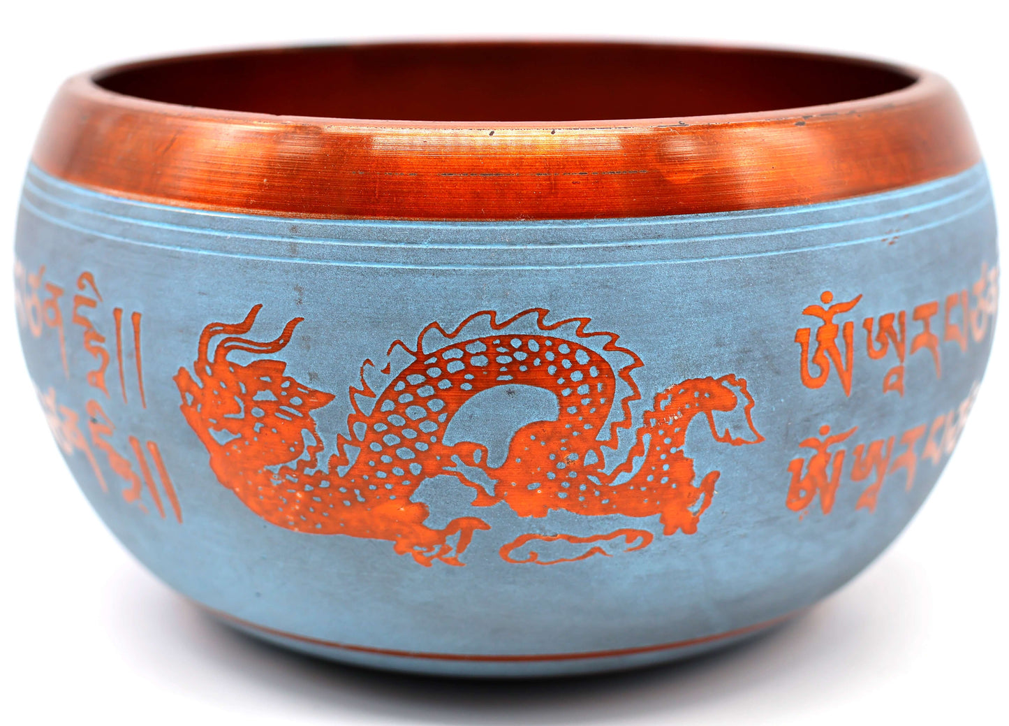 Bol Chantant Tibétain Aluminium Dragon 550g