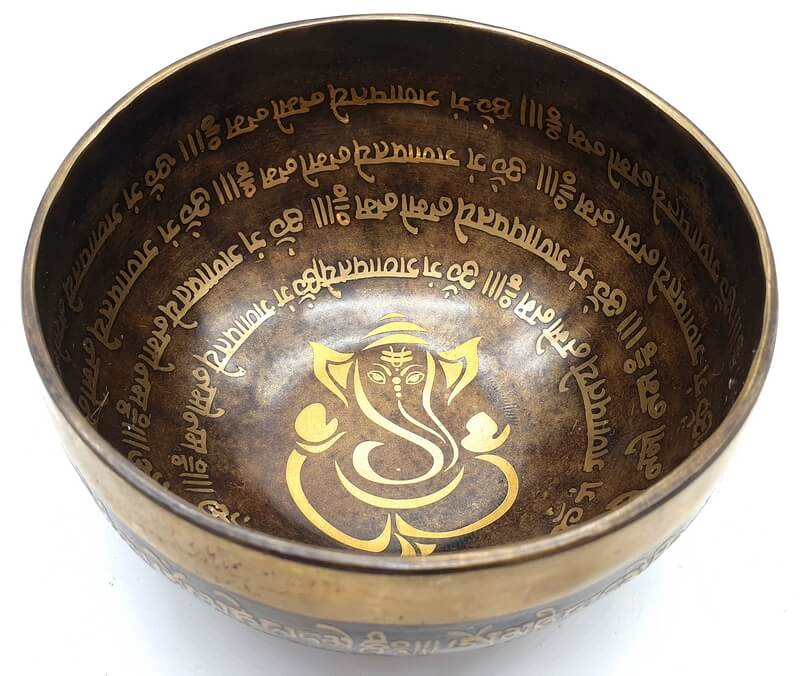 Bol Chantant Tibétain Ganesh 15cm