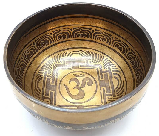 Bol Chantant Tibétain OM Carré 15cm