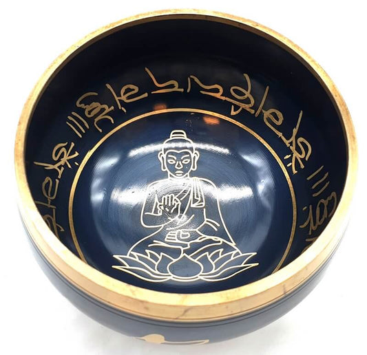 Bol Chantant Aluminium Bouddha 12cm