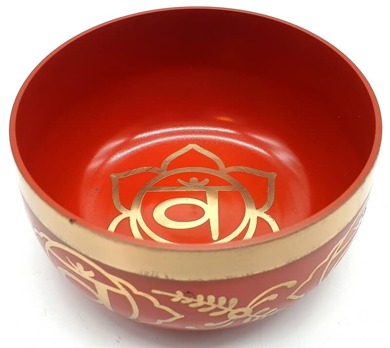 Bol Chantant Aluminium Chakra Sacré 12cm