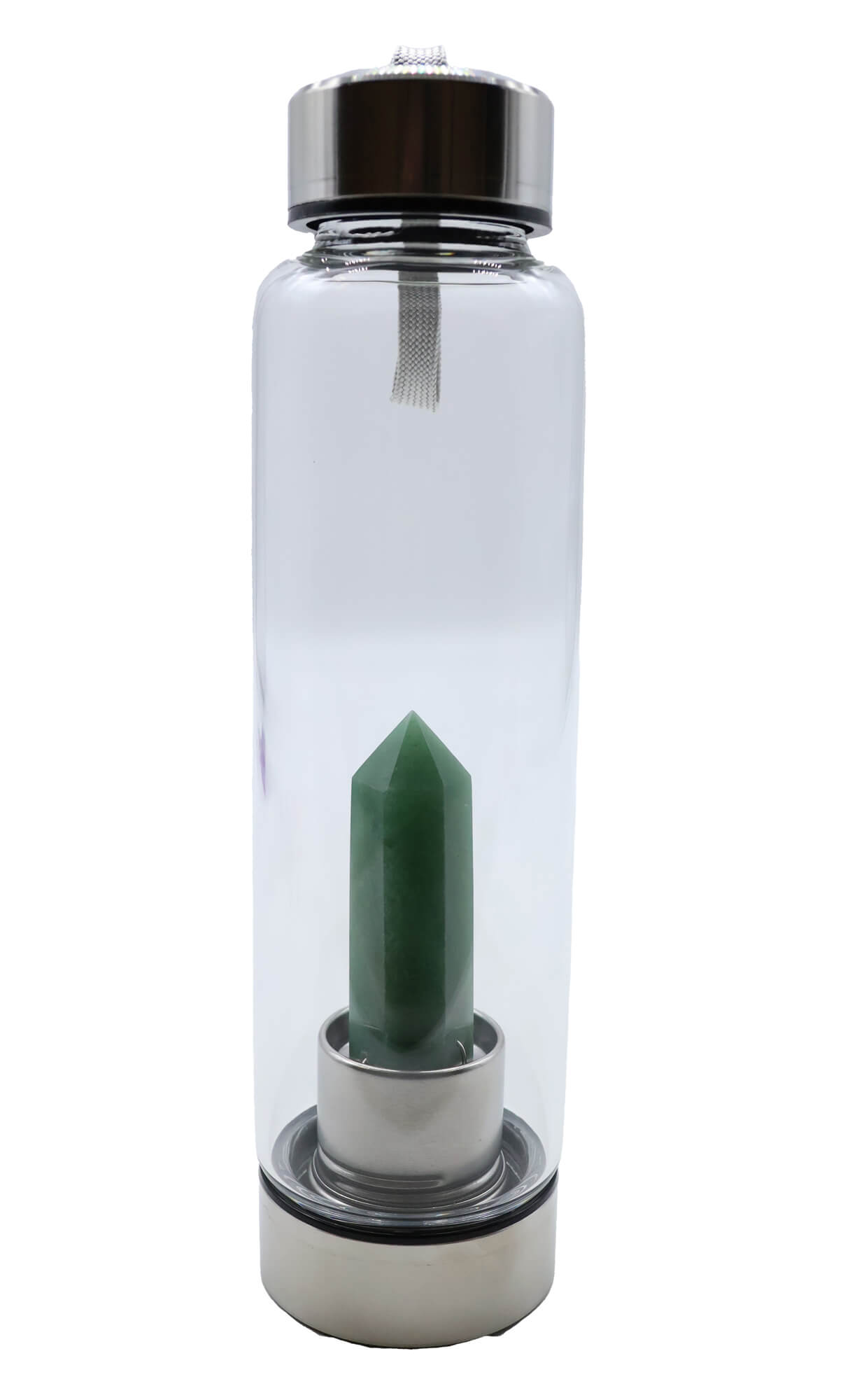 Bouteille Tadasana Pointe Aventurine Verte