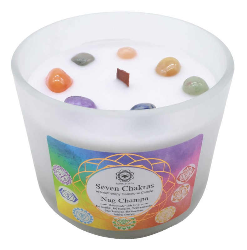 Bougie Green Tree '7 Chakras' Nag Champa