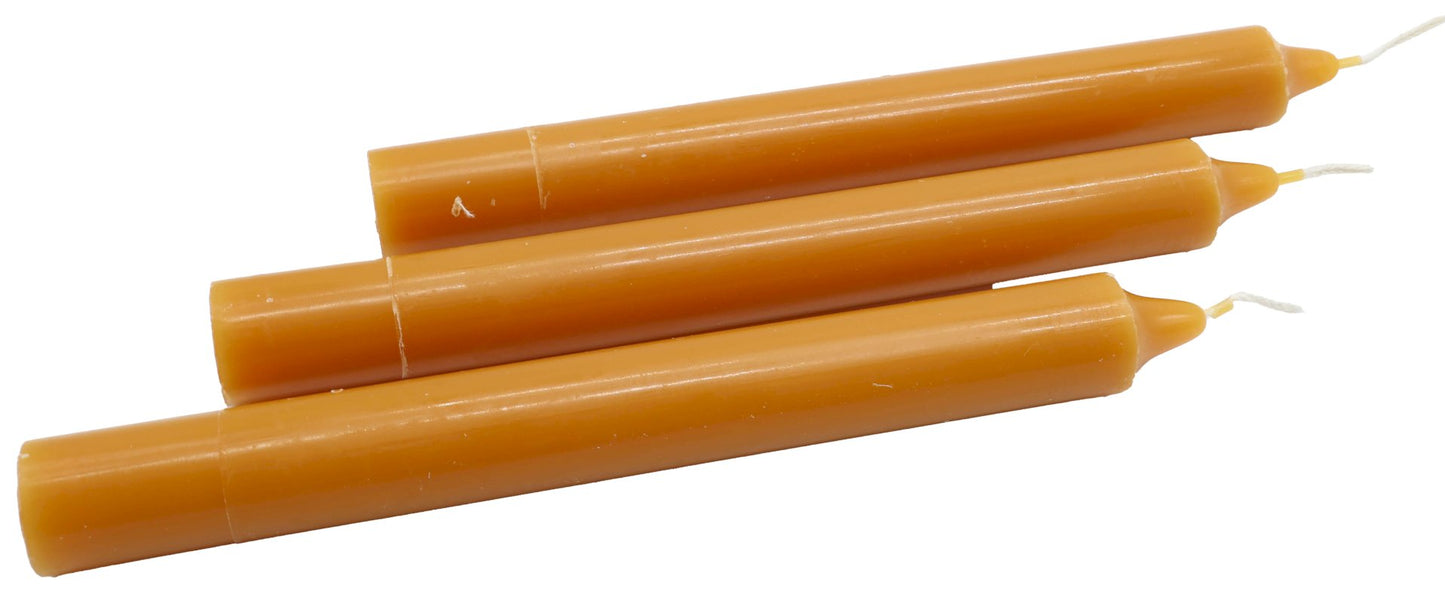 Bougie Teintée Masse 22cm - Cire Antique - 12pcs