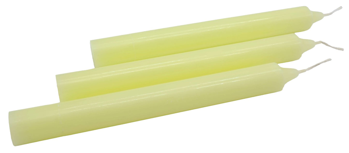 Bougie Teintée Masse 22cm - Ivoire - 12pcs