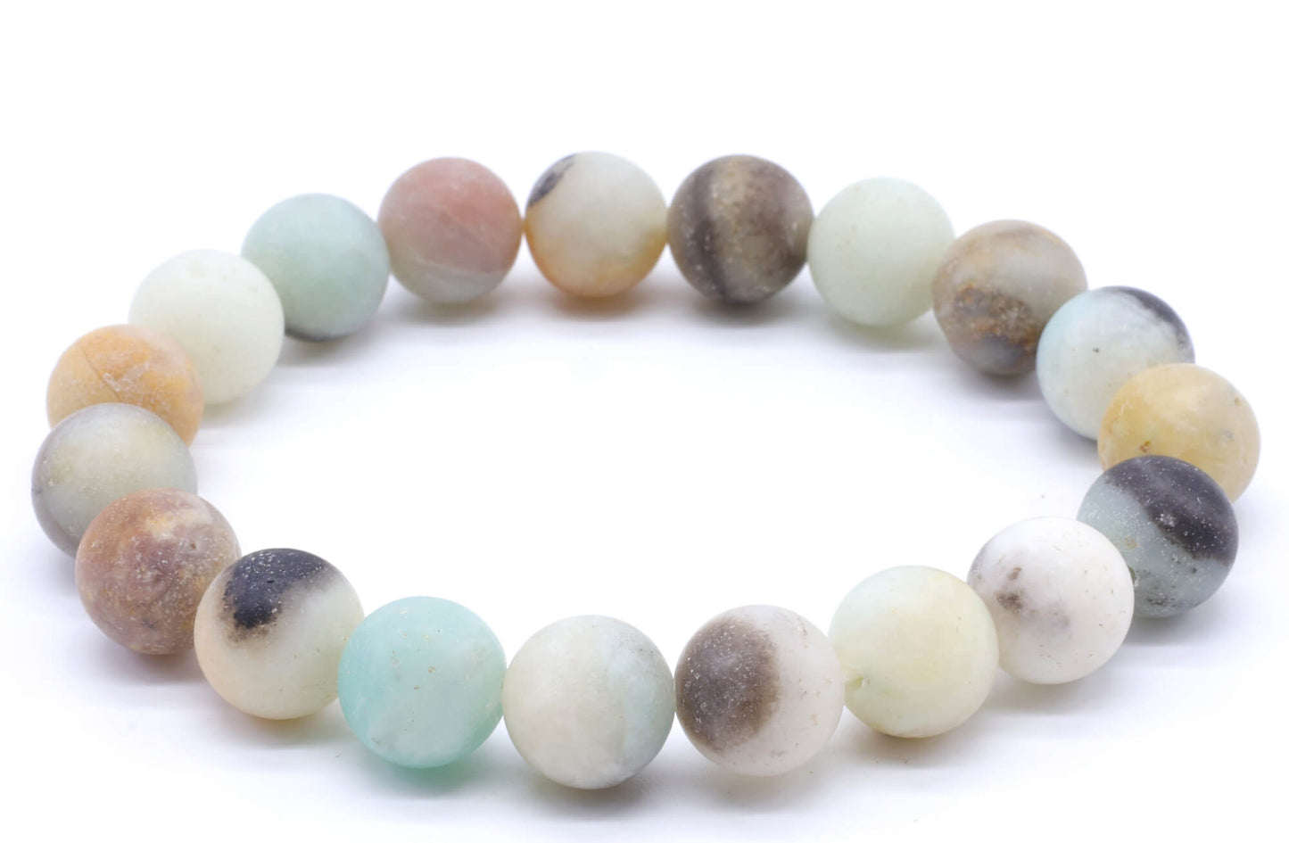 Bracelet Amazonite Multi perles 10mm