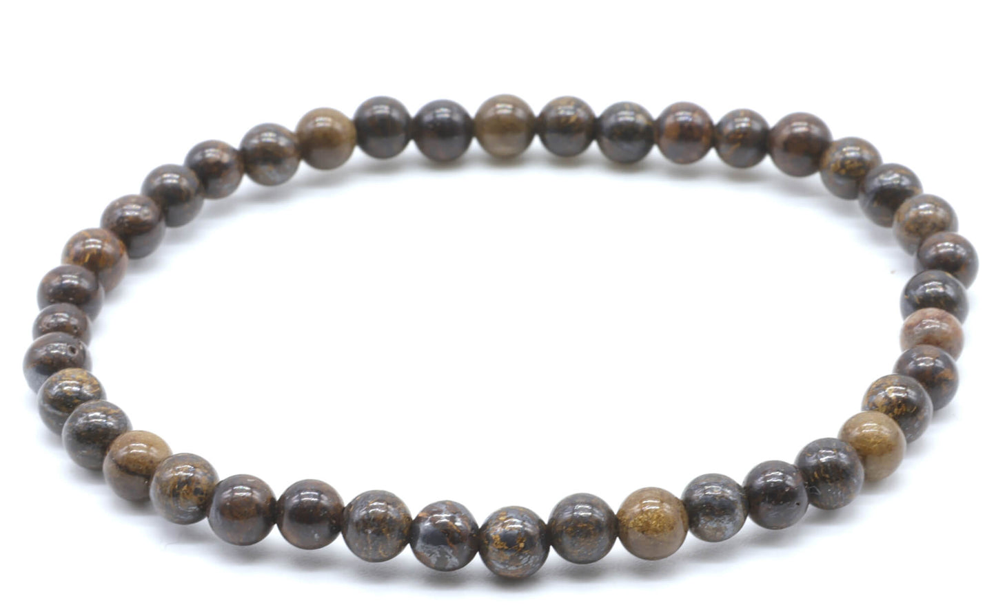 Bracelet Bronzite perles 4mm