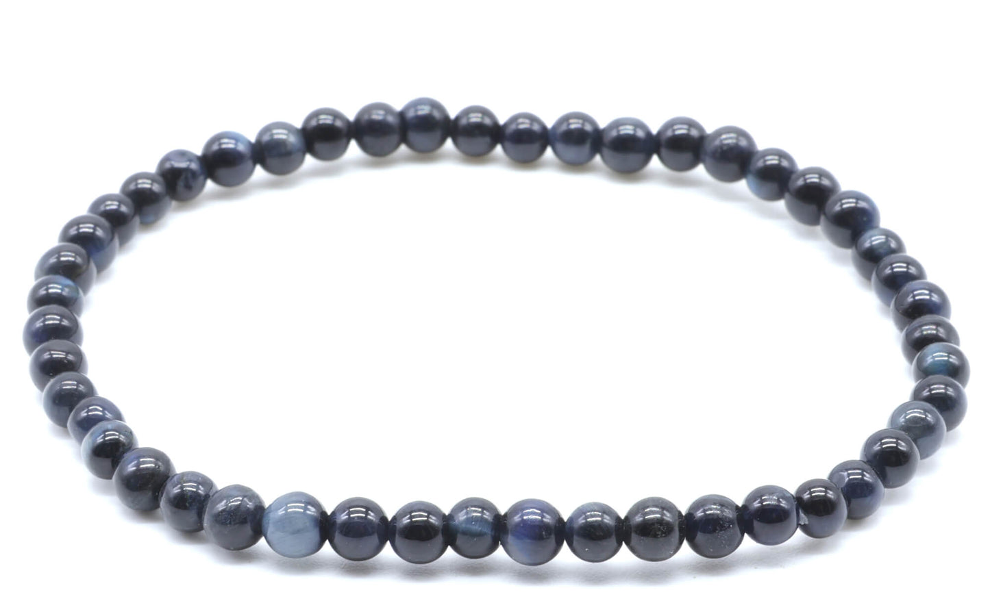 Bracelet Oeil de Faucon 'AA' perles 4mm