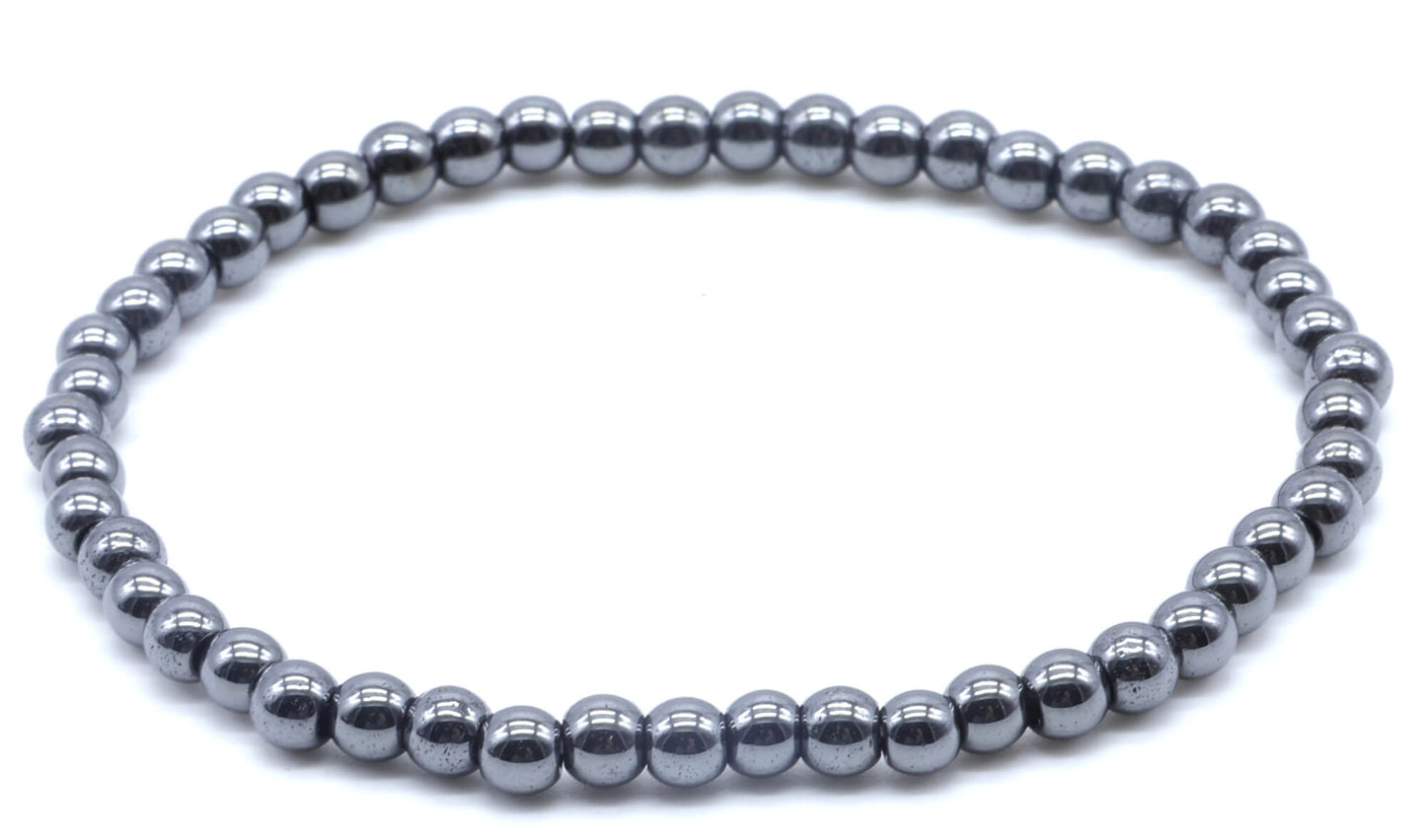 Bracelet Hematite perles 4mm