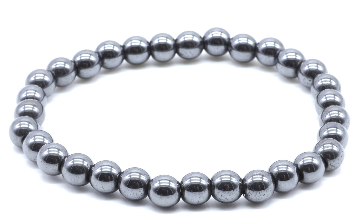 Bracelet Hematite perles 6mm