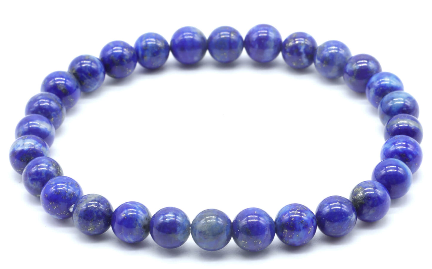 Bracelet Lapis Lazuli 'AA' perles 6mm