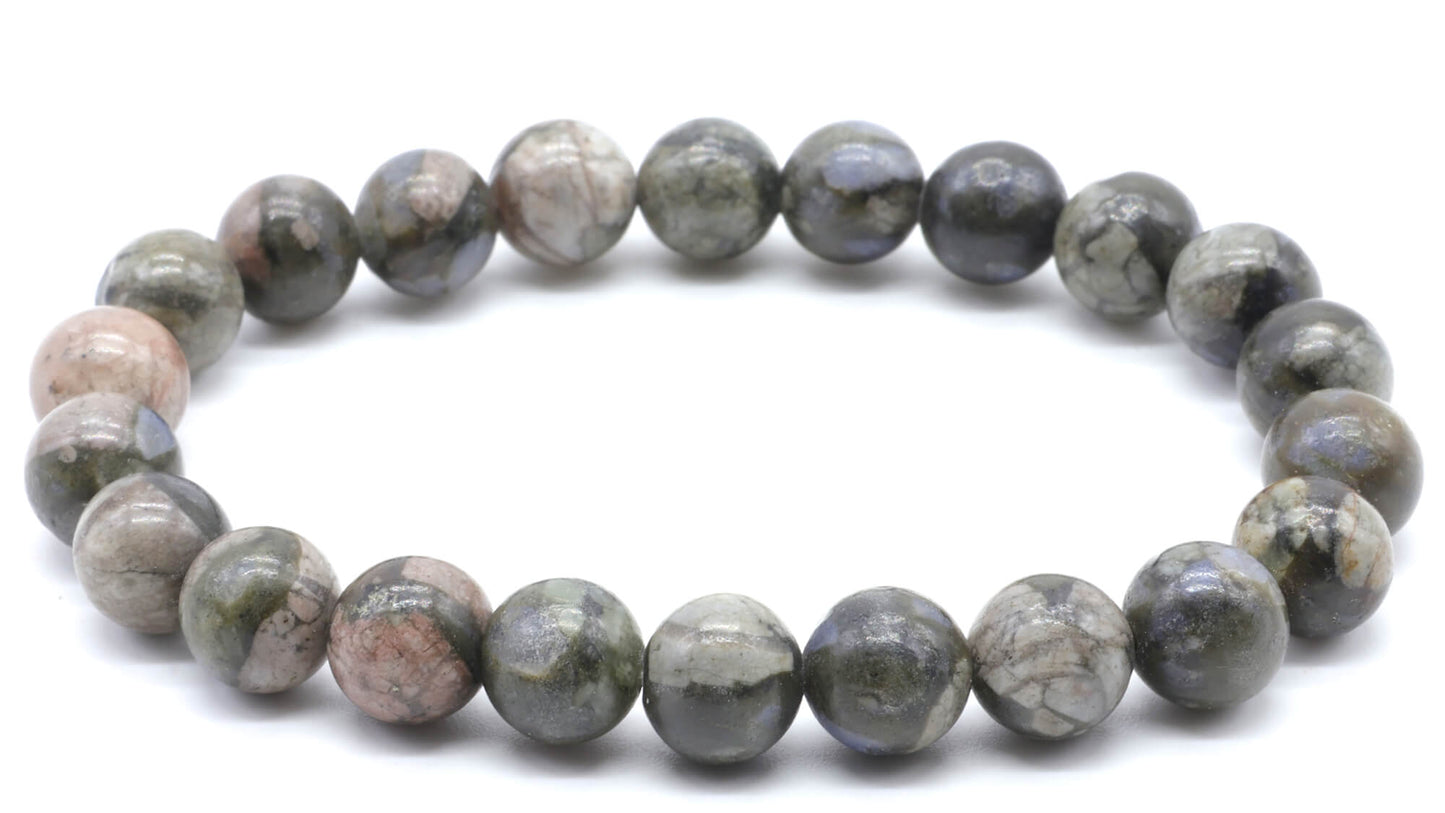 Bracelet Liberite perles 8mm