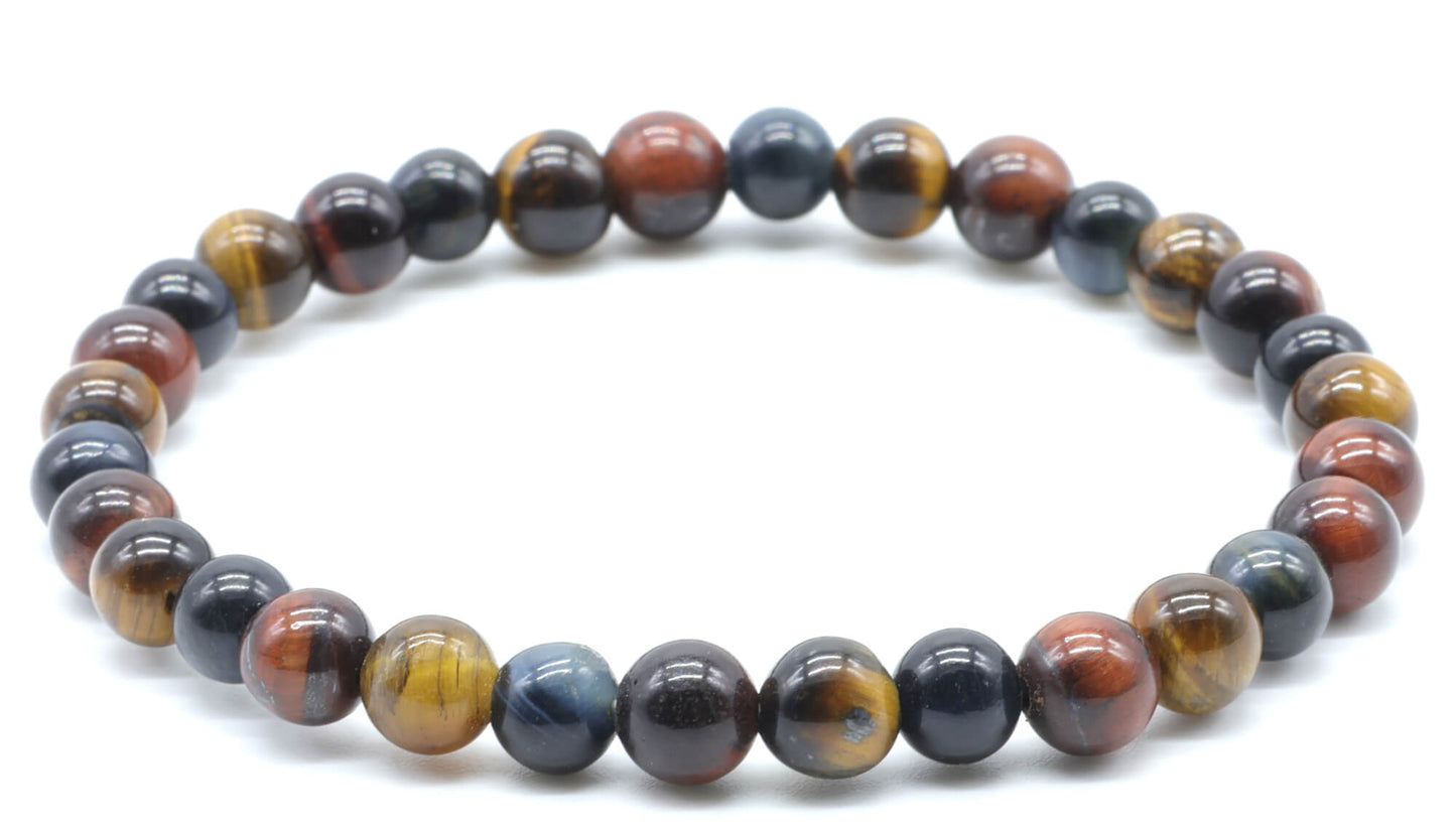 Bracelet Protection Tigre Taureau Faucon 6mm