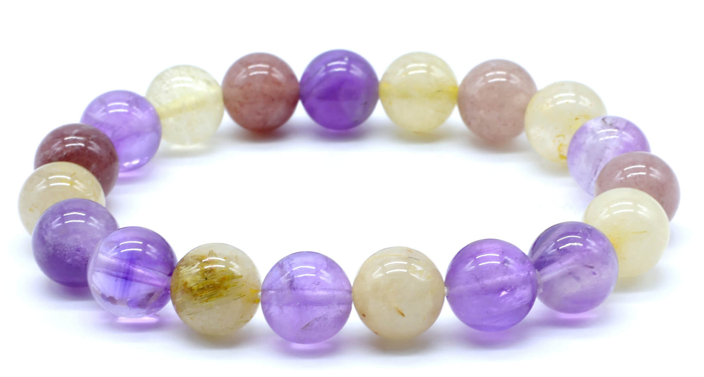 Bracelet Super Seven perles 10mm