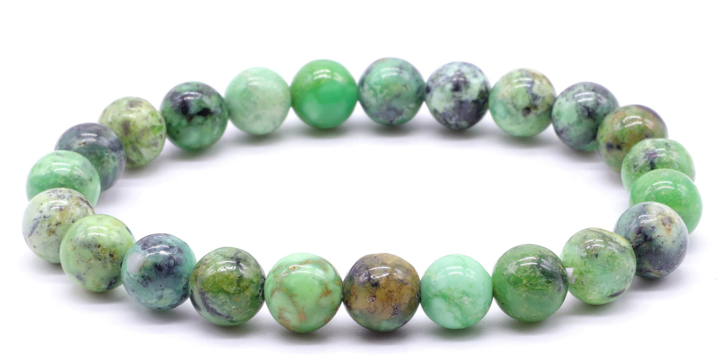Bracelet Variscite perles 8mm