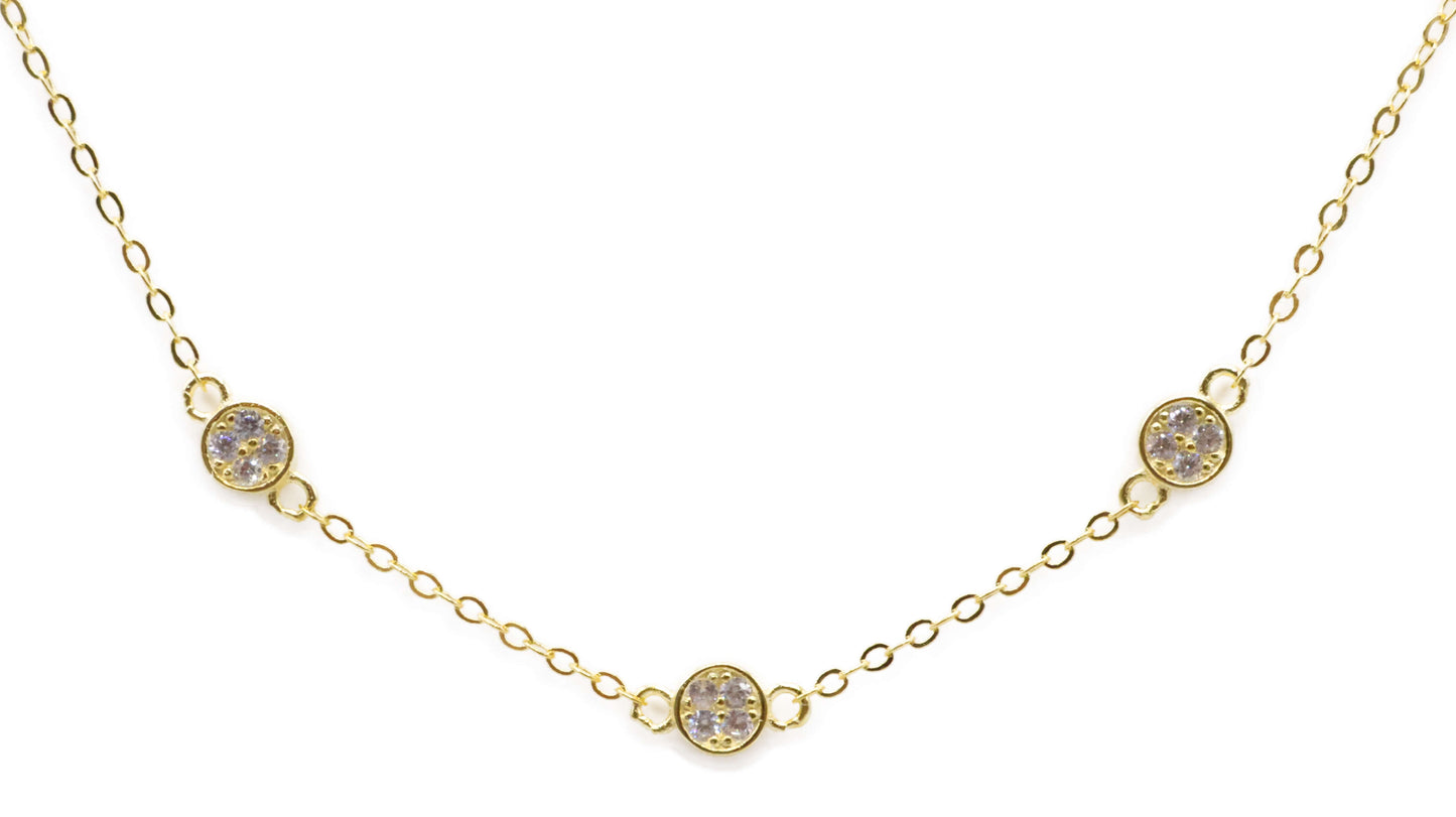 Bracelet Argent 925 Triple Strass