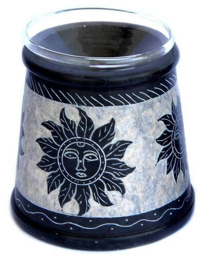 Brûleur Huile Pierre Soleil 10cm