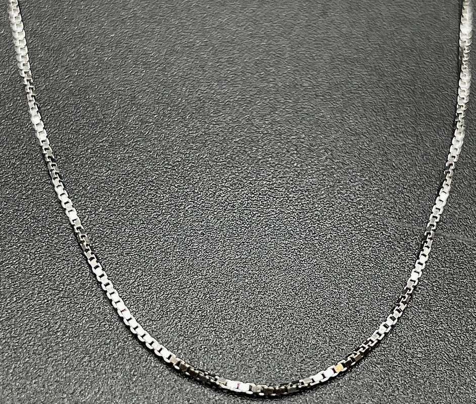 Chaîne Argent 925 Hexagones 0.75mm 45cm