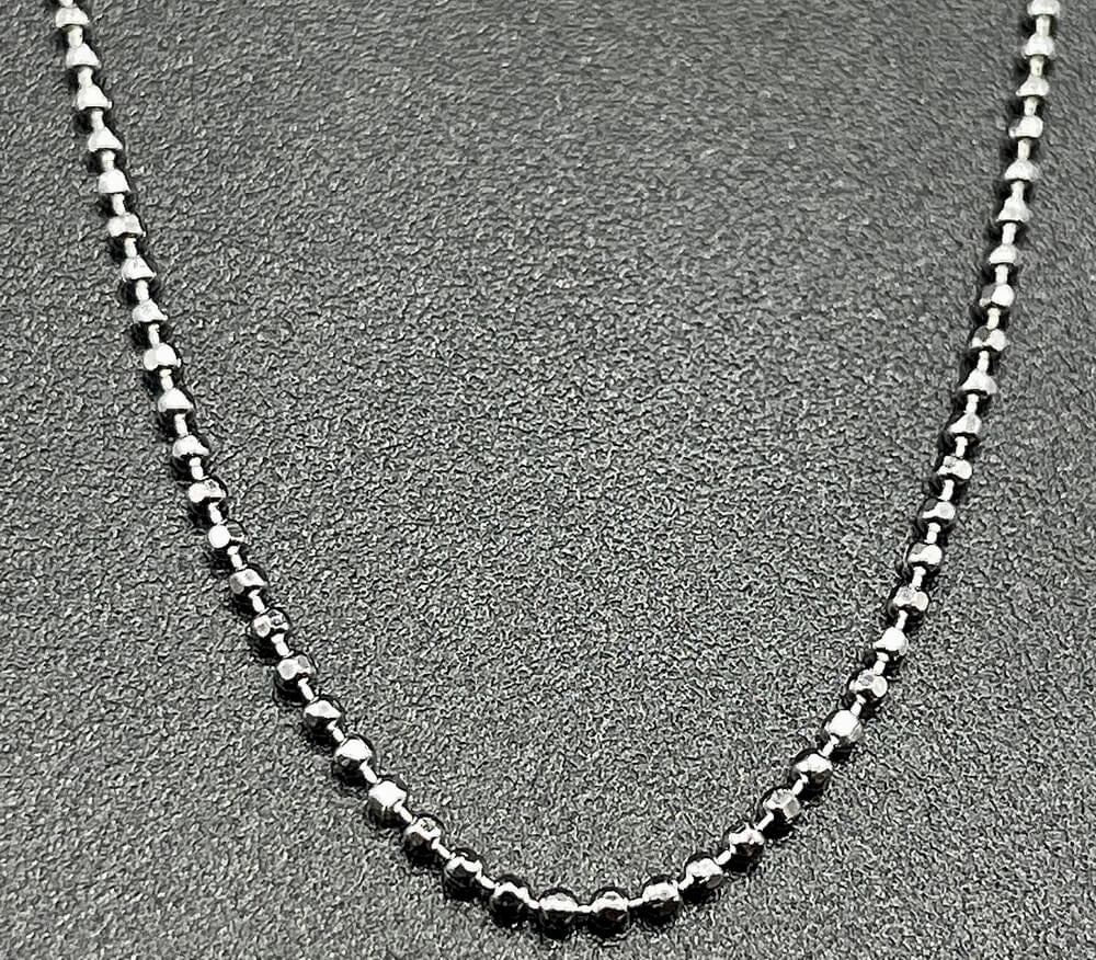 Chaîne Argent 925 Boules 1mm 45cm