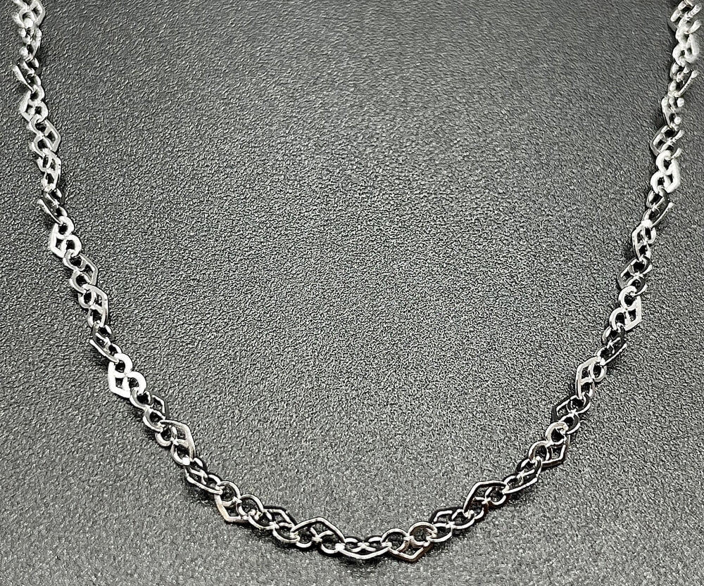 Chaîne Argent 925 Coeurs 2mm 45cm