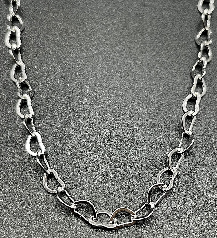 Chaîne Argent 925 Coeurs 3mm 45cm