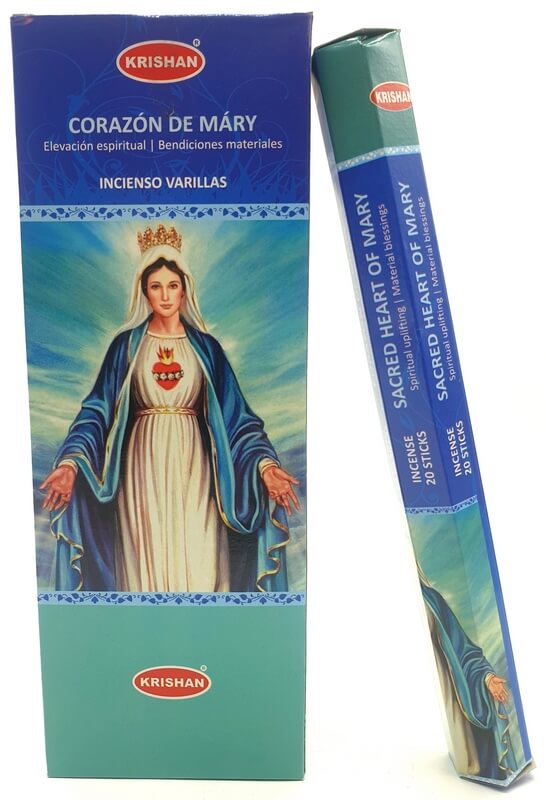 Encens Krishan Sacré Coeur de Marie 20g