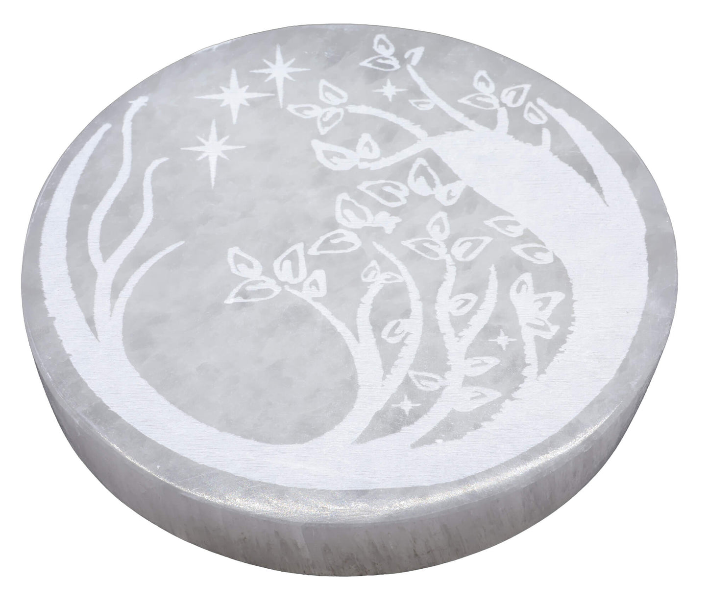 Plaque Sélénite Rêves Féériques 10cm