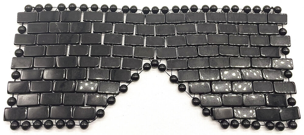 Masque de Méditation Yeux Obsidienne Noire