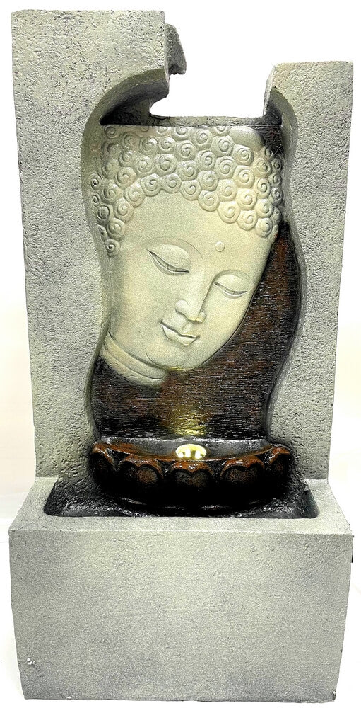 Fontaine Résine Bouddha Pleureur 60cm