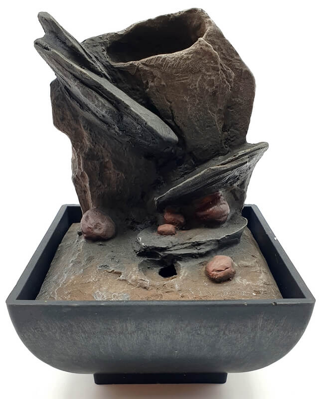 Fontaine Résine Plage Abandonnée 19cm