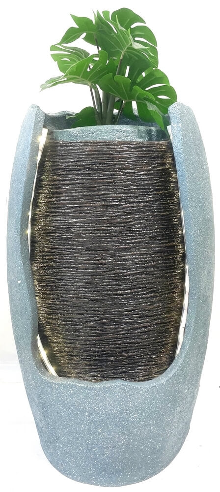 Fontaine Résine Cascade Plante LED 70cm