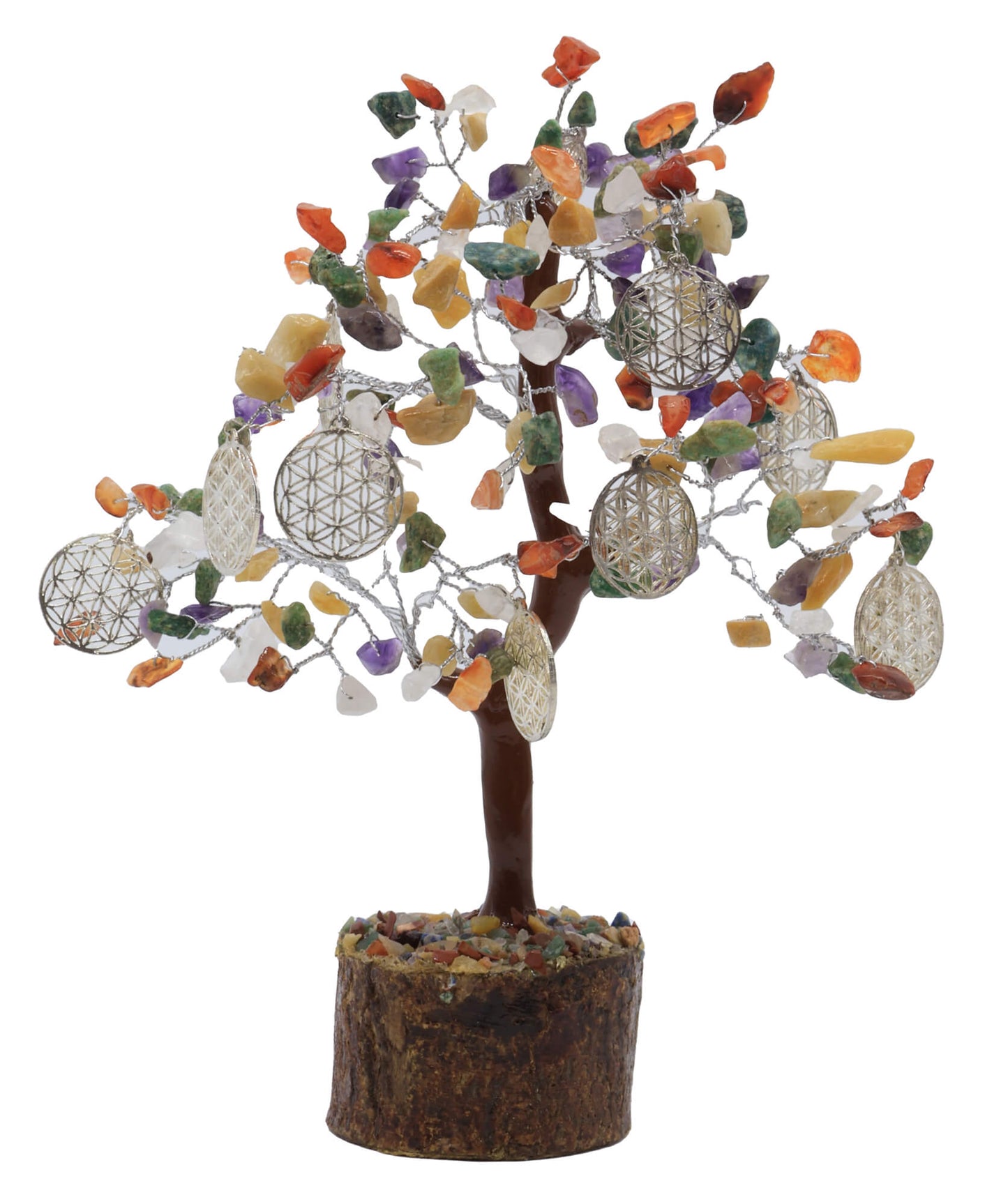 Arbre du Bonheur Pierres Fleur de Vie 160pcs
