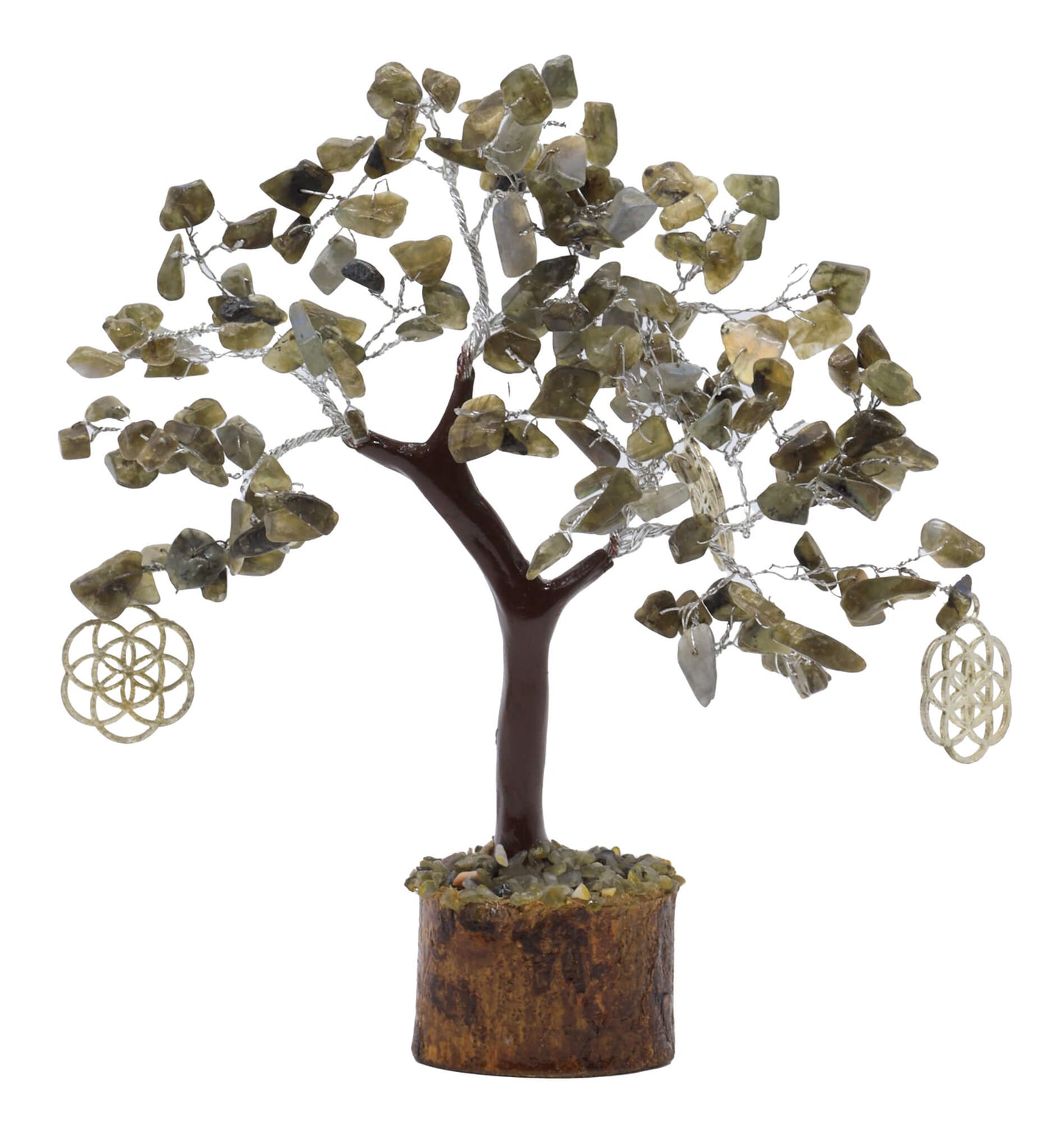 Arbre du Bonheur Labradorite Graine de Vie 160pcs