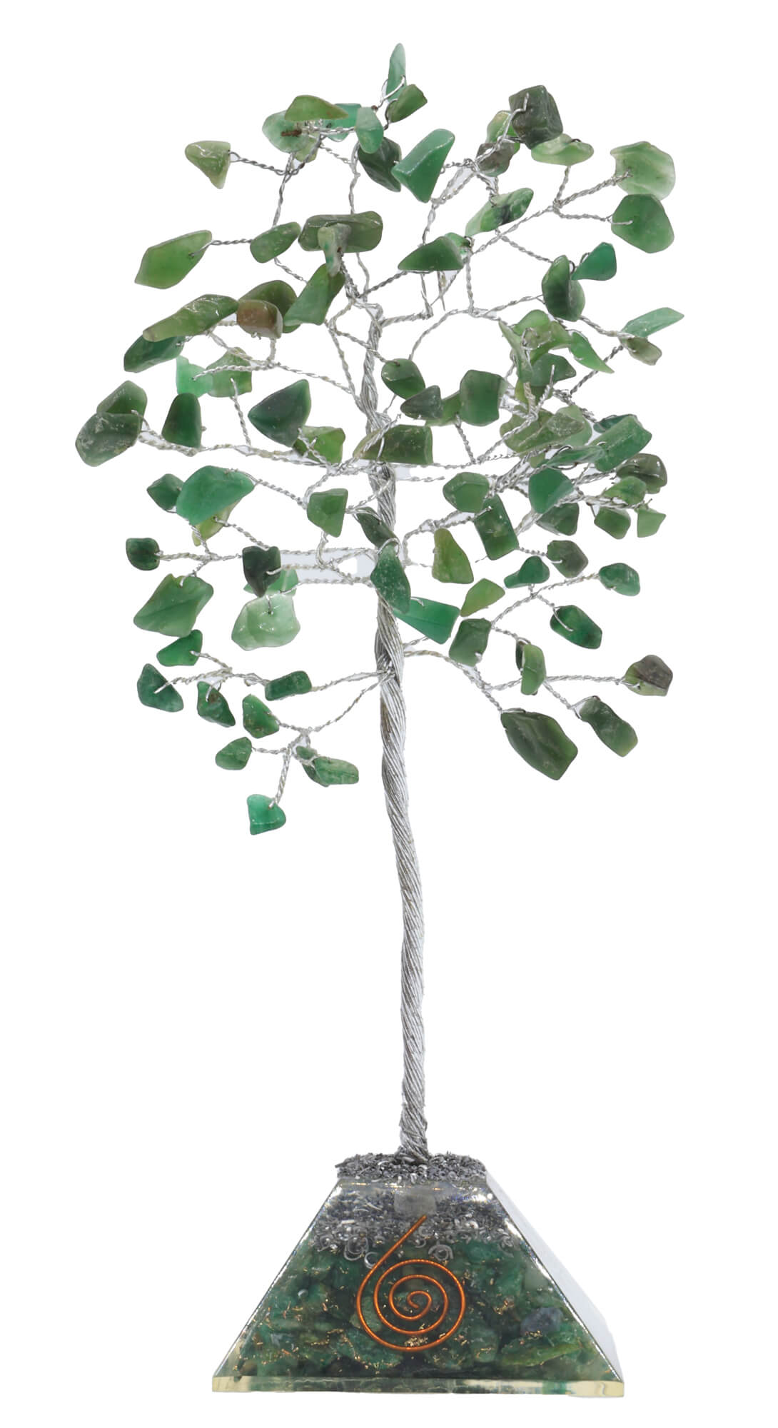Arbre du Bonheur Jade Verte Orgonite 100pcs