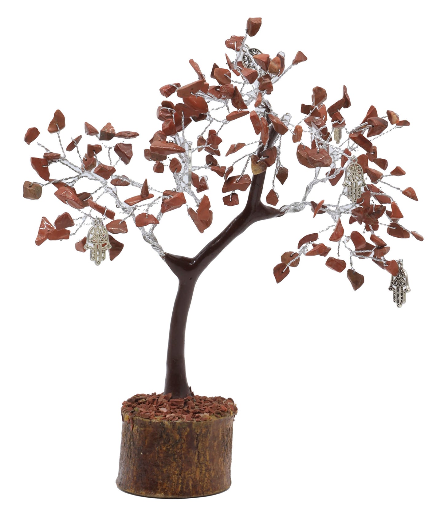 Arbre du Bonheur Jaspe Rouge Main de Fatima 160pcs
