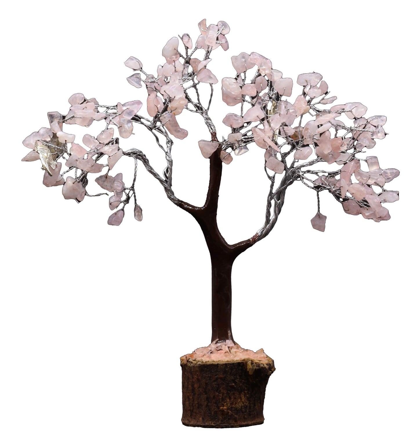 Arbre du Bonheur Quartz Rose Ganesh 160pcs