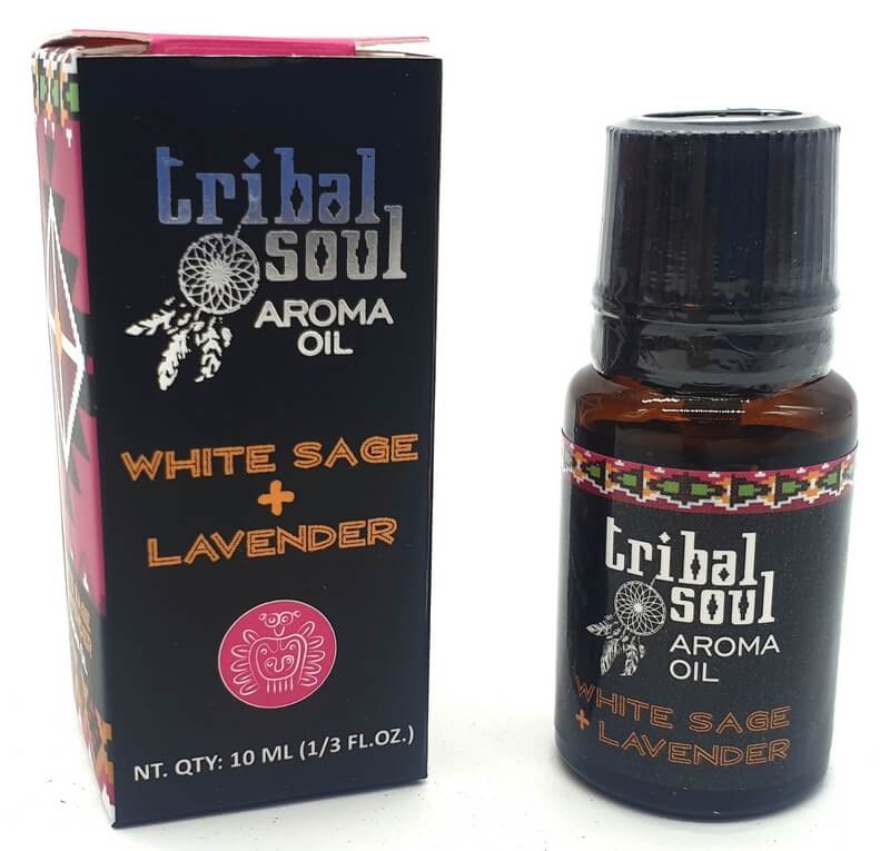 Huile Tribal Soul Sauge Blanche & Lavande 10mL - 12pcs