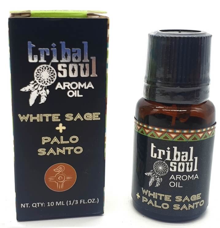 Huile Tribal Soul Sauge Blanche & Palo Santo 10mL - 12pcs