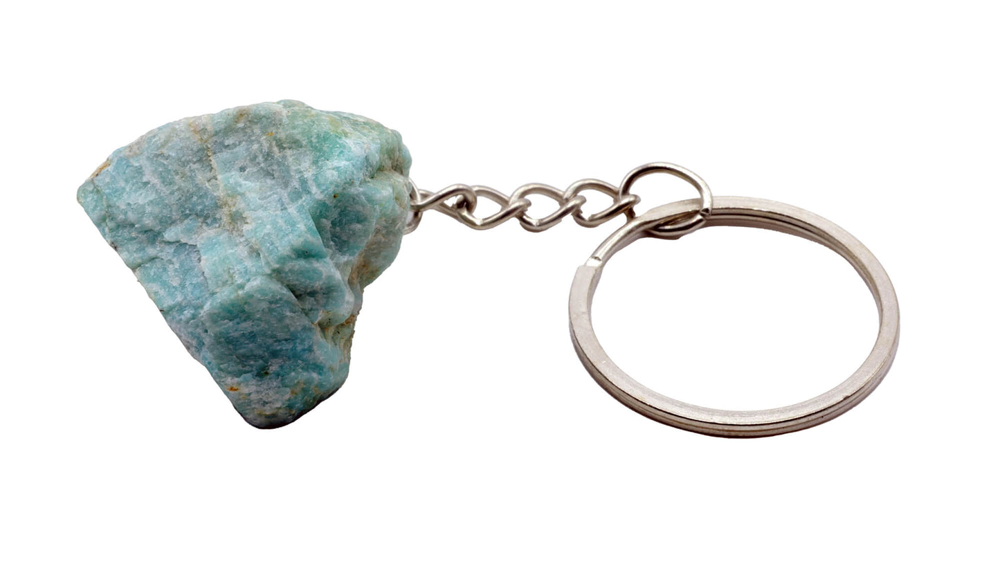 Porte Clés Amazonite brute 3cm