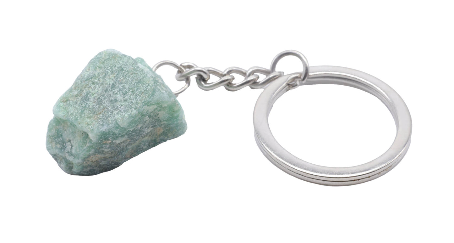 Porte Clés Aventurine Verte brute 3cm