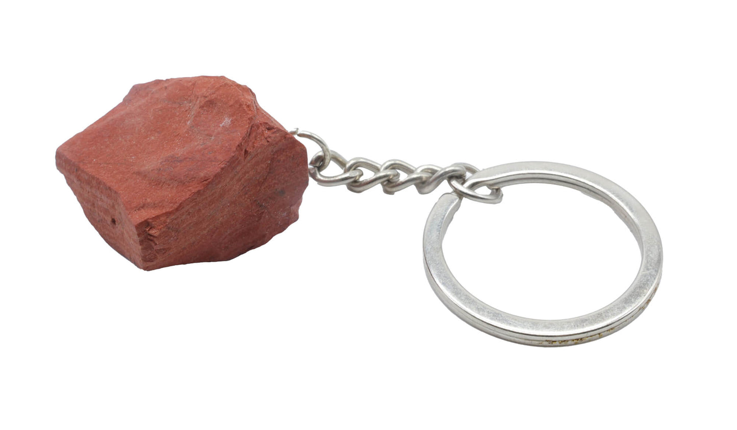 Porte Clés Jaspe Rouge brute 3cm