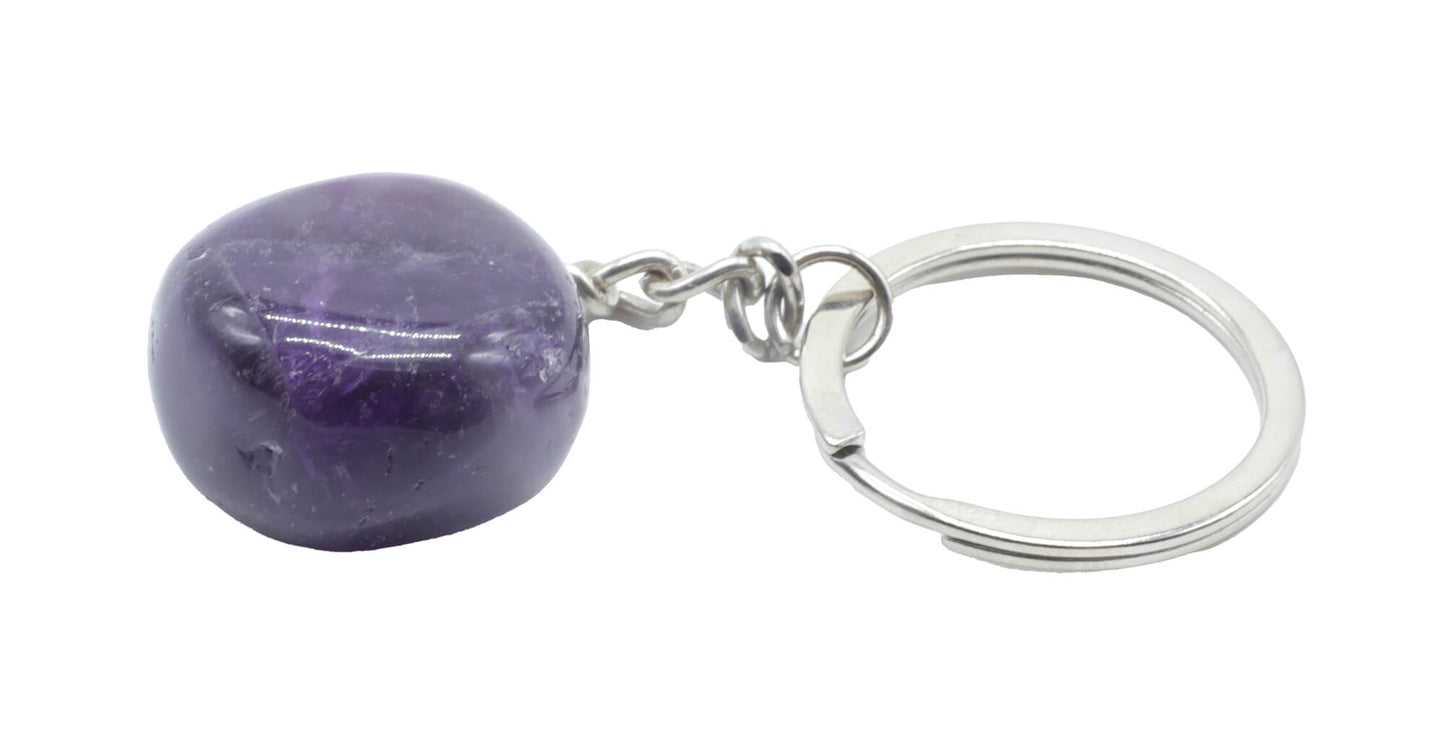 Porte Clés Améthyste roulée 3cm