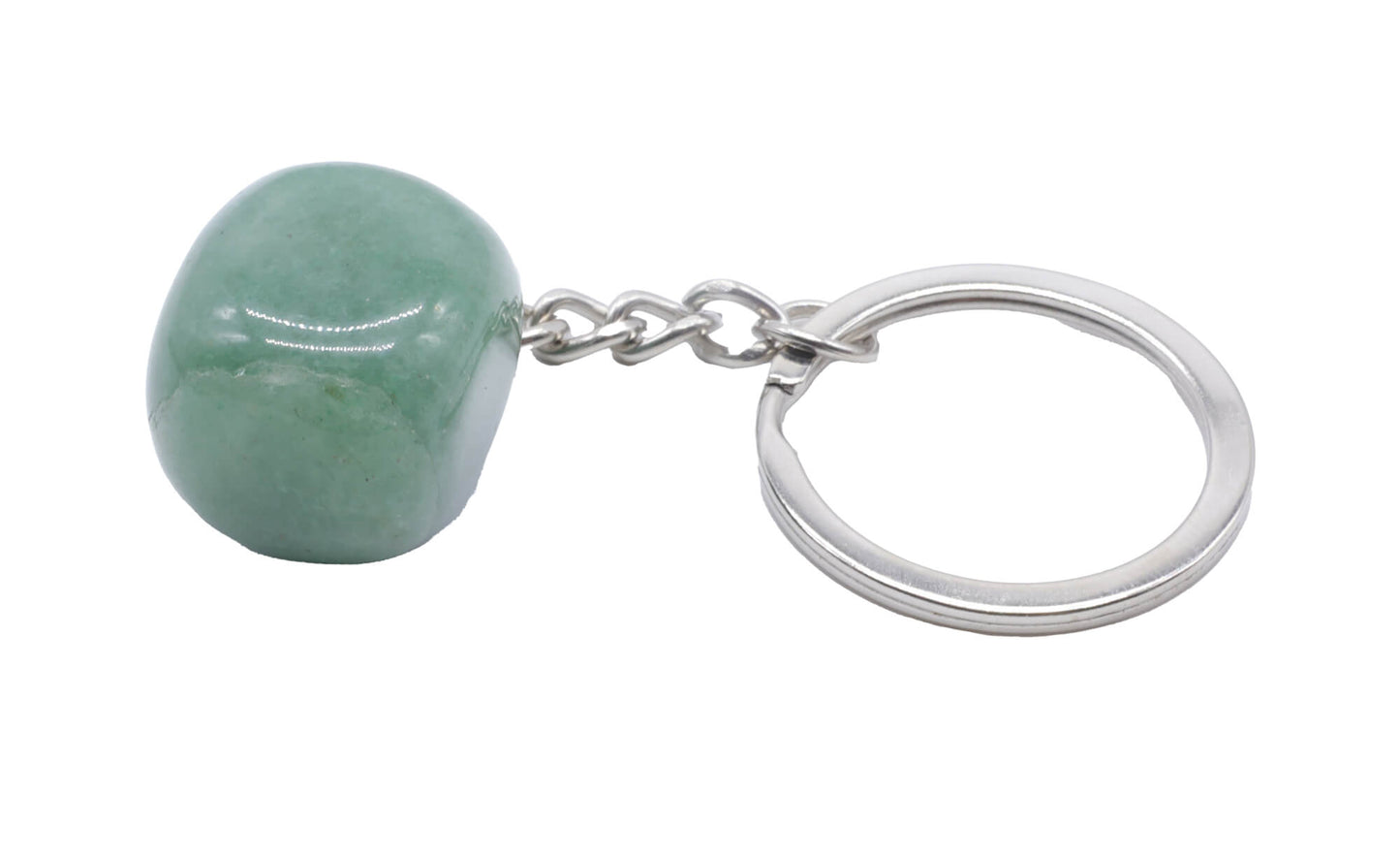 Porte Clés Aventurine Verte roulée 3cm