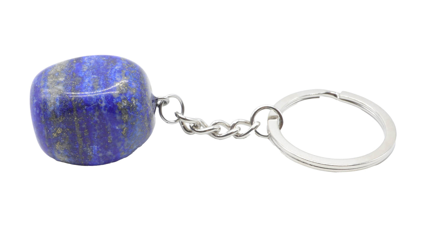 Porte Clés Lapis Lazuli roulée 3cm